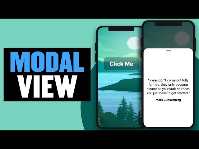 SwiftUI Modal Transition - How to Present a Custom Modal Popup (SwiftUI Tutorial)