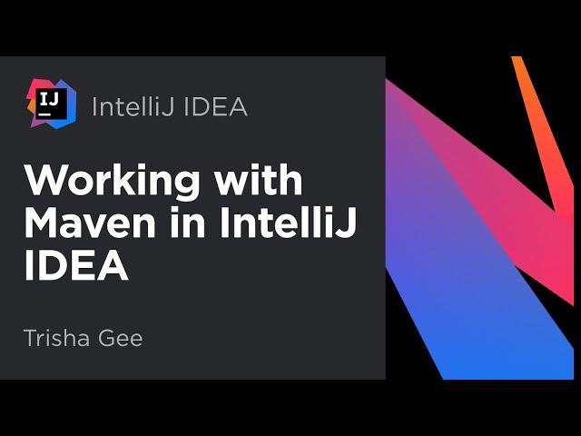 Working With Maven in IntelliJ IDEA