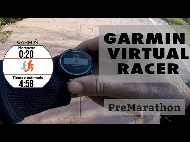 Virtual Racer (competir contra una actividad) en relojes gps de Garmin