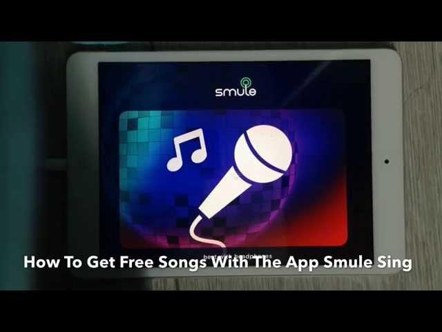 HOW TO GET FREE SONGS! (Smule Sing Karaoke App)