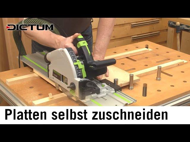 Plattenmaterial selbst zuschneiden - Spanplatten, Sperrholz, MDF selbst formatieren