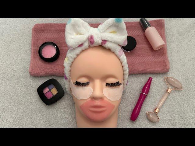 ASMR  RELAXING - FACIAL SPA TREATMENT ‍️‍️ FALSE MAKEUP FOR KIDS 