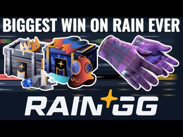 OUR BIGGEST WIN ON RAIN.GG EVER! MASSIVE PULLS EVERYWHERE AS WE MAKE THOUSANDS OF COINS!