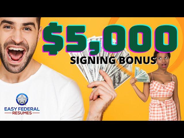 Latest government jobs 2021 signing bonus | BIG WINS INCENTIVE COMPENSATION |  USAJOBS CAREER ADVICE