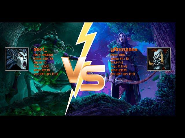 Warcraft 3, Irina Bot / zsef vs flopoks (ud vs orc)