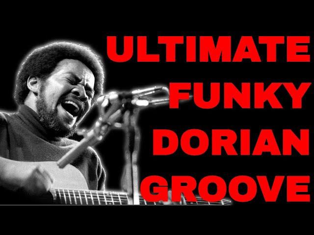 The Ultimate Dorian Funk Groove | Guitar Jam Track (D Minor - 71 BPM)