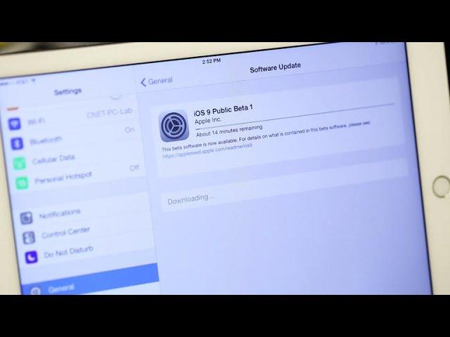 CNET Update - Download if you dare: iOS 9 public beta is here