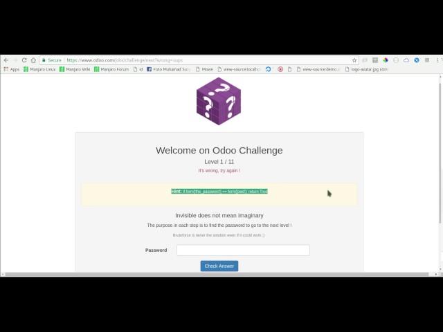 Odoo Challenge - Level 1