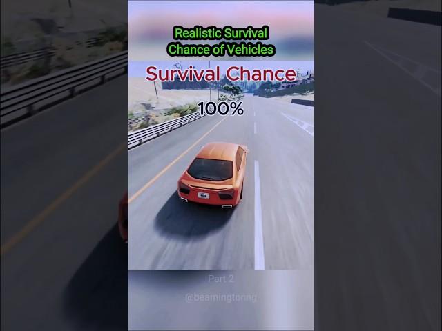 Realistic Survival Chance Crashes | BeamingTonDrive