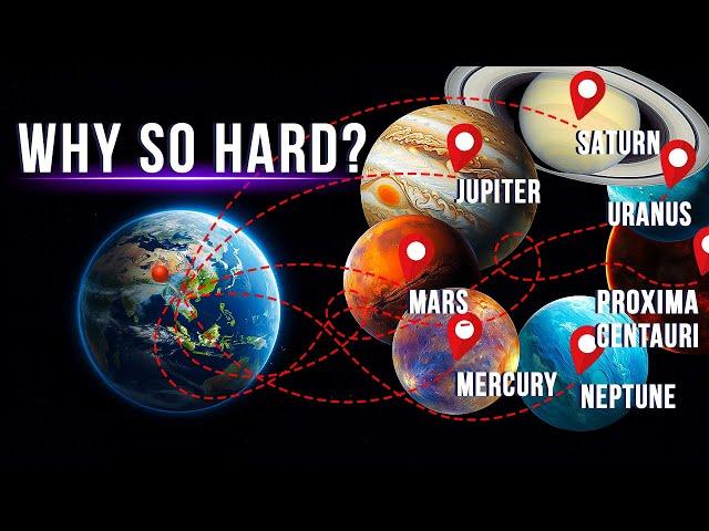 Why Is It So Hard To Go To The Planets Of The Solar System?