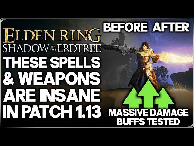 Shadow of the Erdtree - New BEST Post Patch Weapons & More - ALL Buffs & Nerfs Tested - Elden Ring!