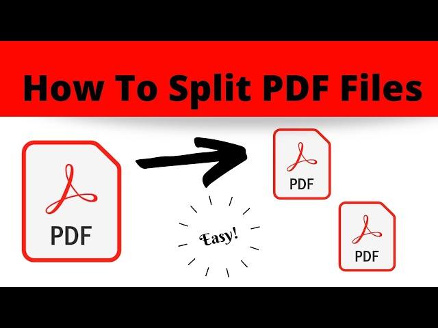 How to SPLIT Your PDF Files (with Ilovepdf.com)