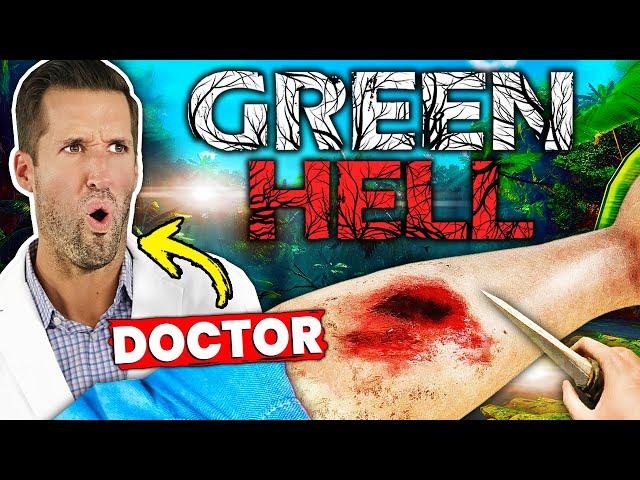 ER Doctor REACTS to Green Hell Survival Game