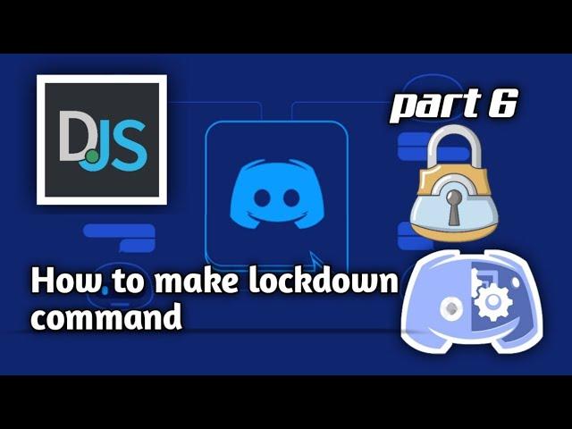 How to make lockdown commands discord.js | Hyperium tech | glitch | android | discord.js v11