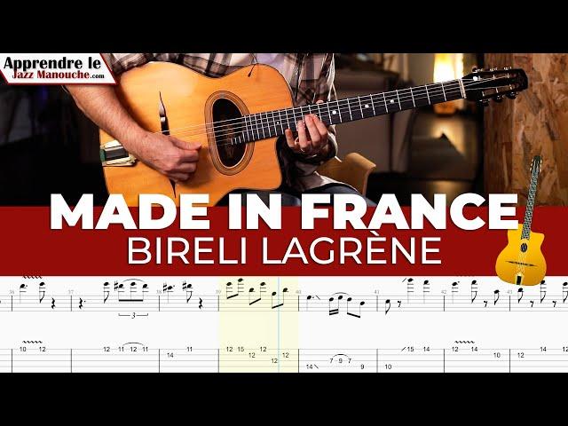 Made in France (Bireli Lagrène) - Solo et tablature (Gyspy jazz free tab)