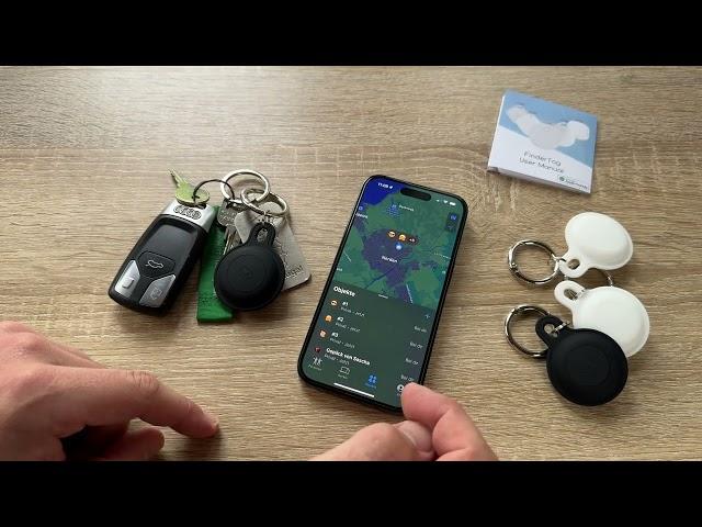 FinderTag Airtag Alternative GPS Tracker Locator Compatible FindMy (iOS Only) unboxing & instruction