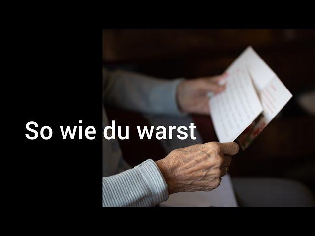 Trauerlied "So wie du warst" (Unheilig) - Trauersängerin Engelsstimme Anna- Cover