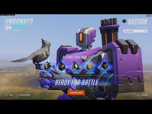 Bastion Gameplay No Commentary Overwatch 2 (PC 1080p 60)