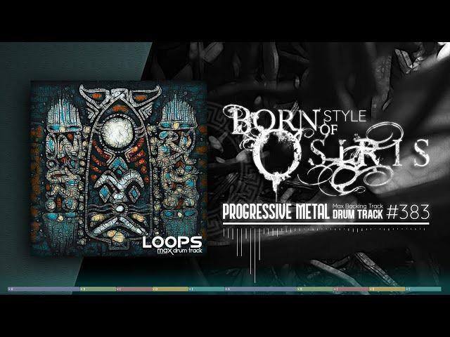 Progressive Metal Drum Track / Born of Osiris Style / 130 bpm