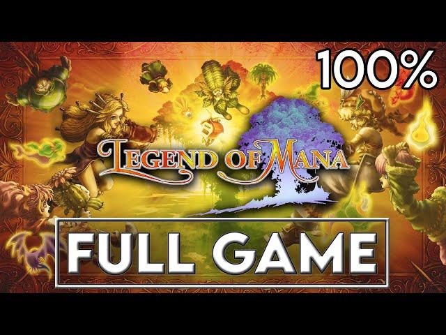 LEGEND OF MANA [HD Remaster] Gameplay 100% Walkthrough (All Events) FULL GAME - No Commentary