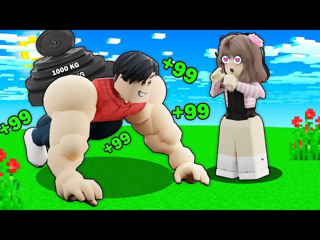 Roblox MAX LEVEL Strength in Push Up Simulator! (tagalog)