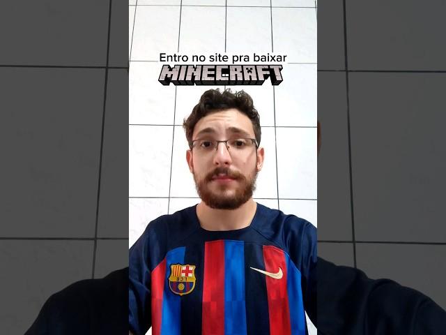 Como baixar MINECRAFT de graça #shorts #meme