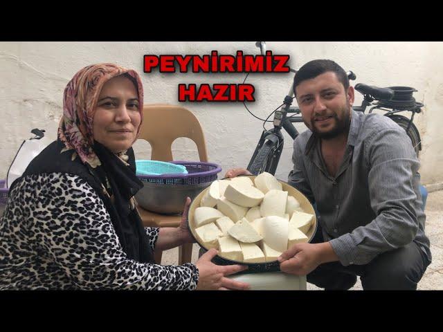 ANNEMLE EVDE KOYUN PEYNİRİ YAPTIK ~ PEYNİR NASIL YAPILIR ?