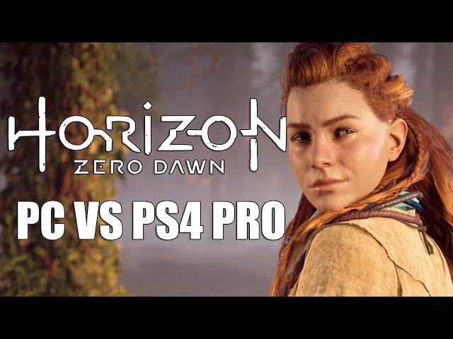 Horizon Zero Dawn PC vs PS4 Pro - How Good is the PC Port? [4K]