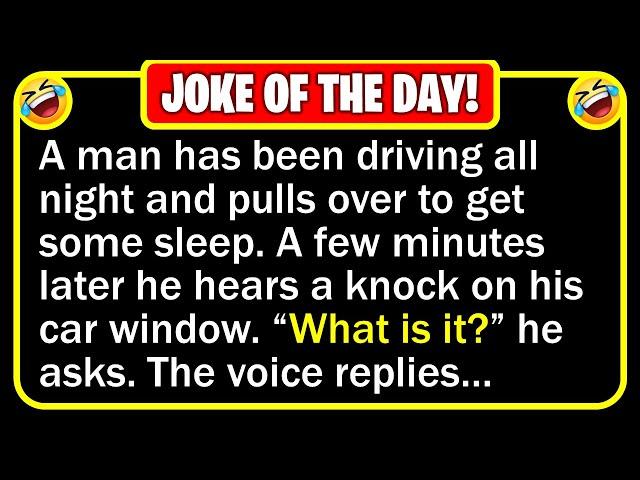  BEST JOKE OF THE DAY! - After driving throughout the night, a man decides to...| Funny Clean Jokes