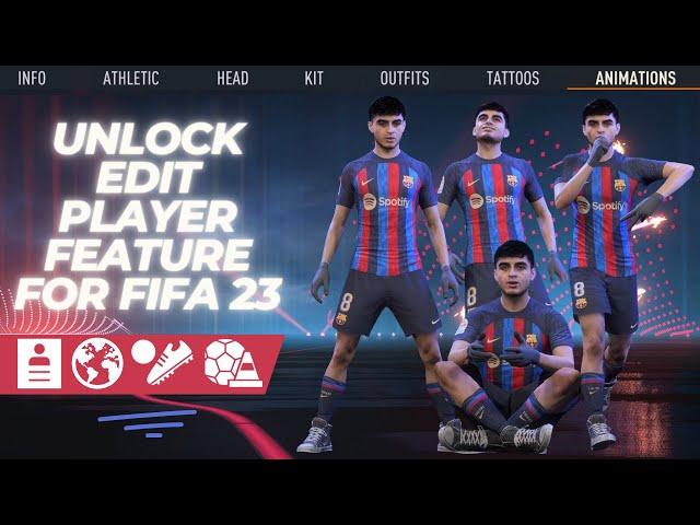 Unlock Edit Player Mod for FIFA 23 PC + Tutorial #TU17 (FREE)