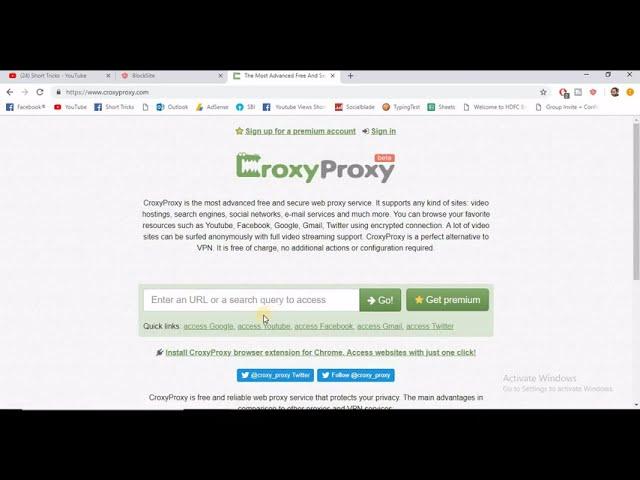 Croxy proxy for youtube and other videos. How to use croxy proxy?.....