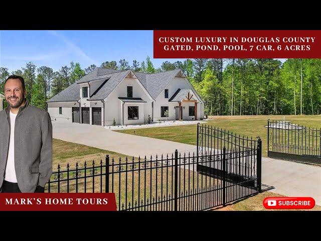 CUSTOM Luxury, Pool, Pond, Gated, No HOA, 6 Acres, 7 Car - THIS IS YOUR FUTURE HOME