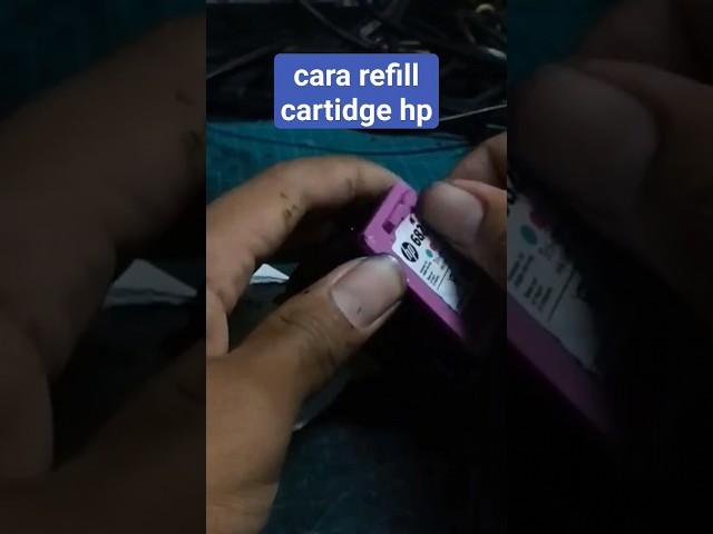 cara refill cartridge hp #refillcartridge #serviceprinter #klikbebas