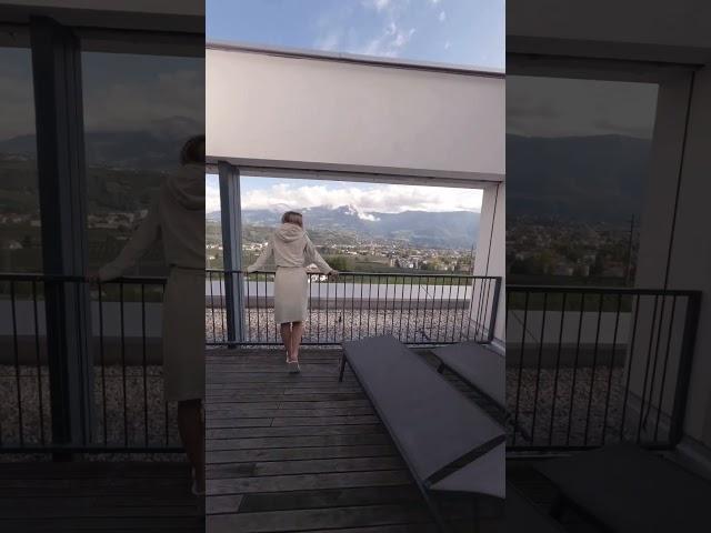 Pazeider Panorama view fpv flight  #hotel #southtirol #design #fpv