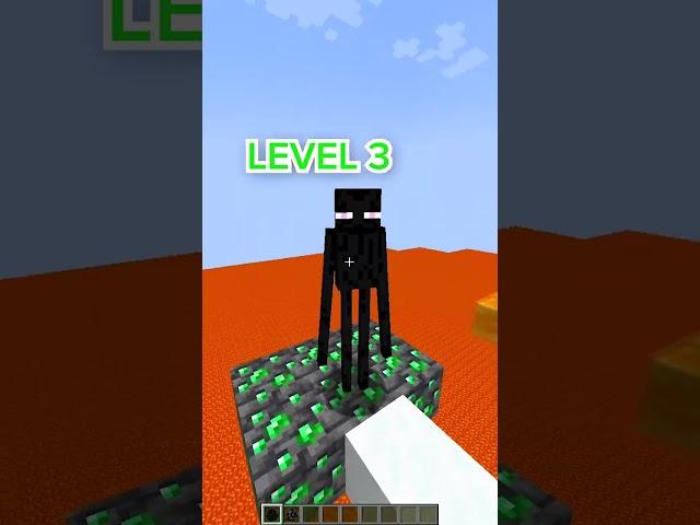 Minecraft ENDERMAN IQ Test!  Wait for Level 5...