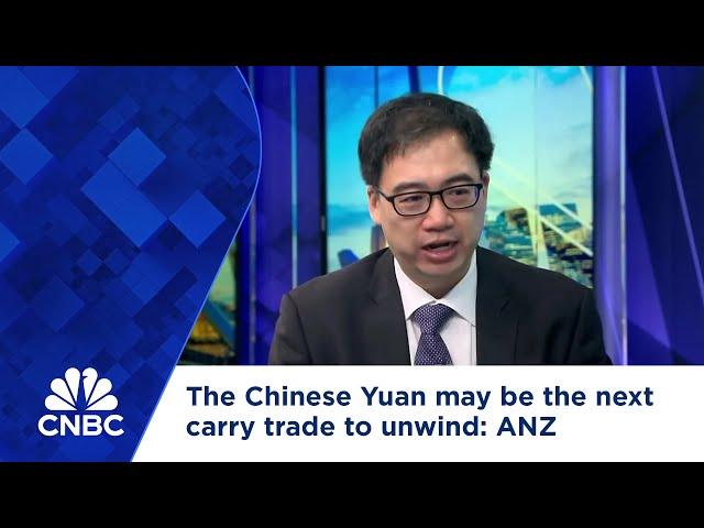 The Chinese Yuan may be the next carry trade to unwind: ANZ