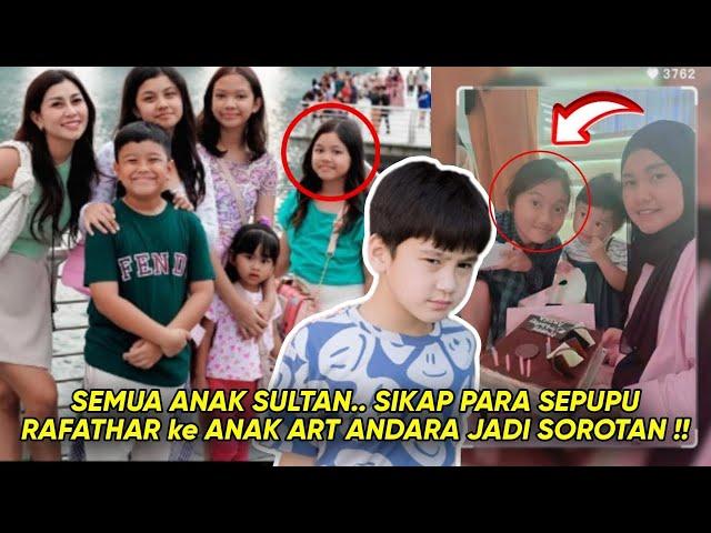 DITINGGAL RAFFI NAGITA, SIKAP SEPUPU SEPUPU RAFATHAR ke ANAK ART RUMAH ANDARA JADI SOROTAN !!