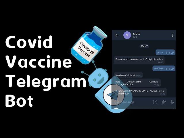 Episode 30 - Covid Vaccine Telegram Bot