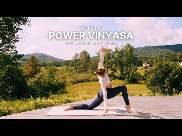 50 Minute Creative Power Vinyasa | strong no repeats flow