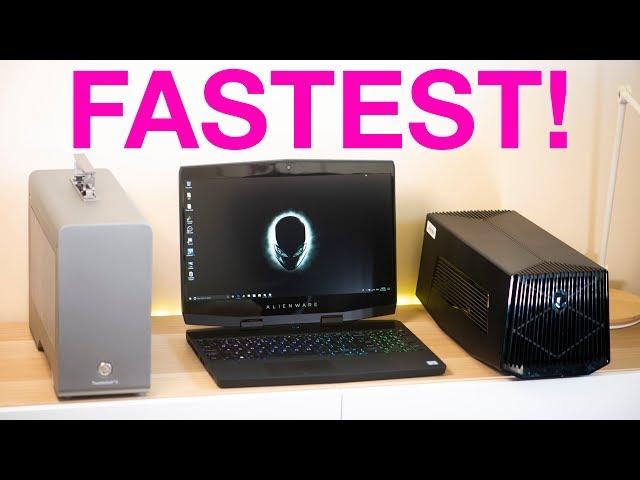 The Fastest eGPU in the World for Laptops - Alienware Graphics Amp Vs eGPU Thunderbolt 3