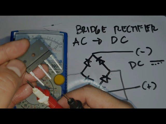 BRIDGE TYPE RECTIFIER DIODE | Paano magtest?