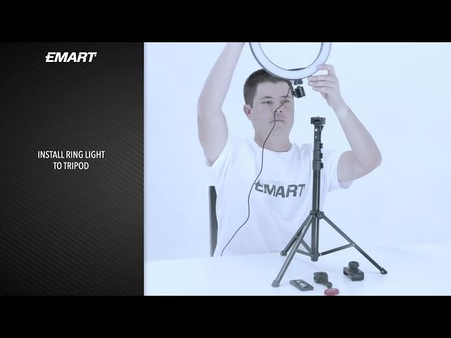 10-inch Ring Light  | How To Setup | EMART