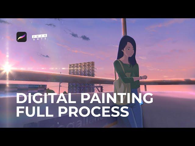 Anime Digital Painting | Full Procreate Timelapse Painting