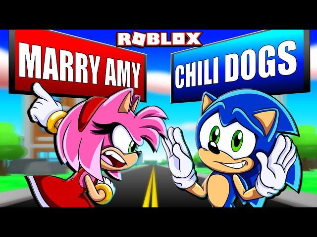 Sonic and Amy Play "Pick A Side" !!! (ROBLOX)