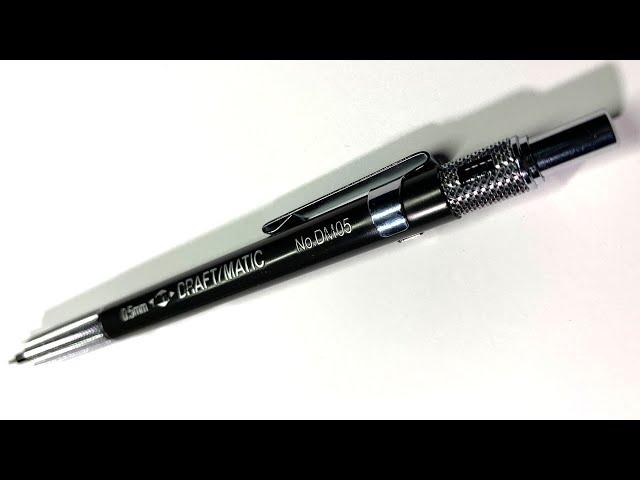 Alvin Draft/Matic .5mm Mechanial Pencil review by Turbo Volcano