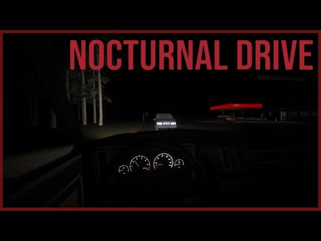 Nocturnal Drive (All Endings) - Indie Horror Game - No Commentary