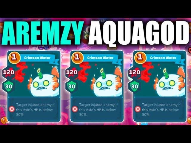 THEY CALL HIM AQUAGOD FOR THIS REASON TOP 1 RANK AREMZY BEST AQUA USER 3X TRIPLE PIRANHA 999IQ BUILD