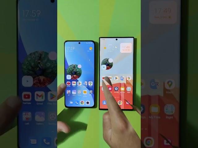 One Ui 5 VS MIUI 13 Animations  #Shorts