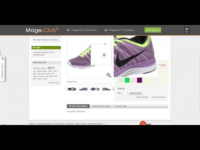 Magento Color Swatch Mage.club