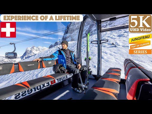 EIGER EXPRESS, Grindelwald, Switzerland - Jungfraujoch Series | 5K UHD Video